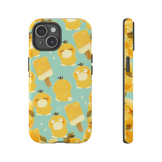 Duck Phone Case, Soft Phone Case, Full Cover, for all iPhone Samsung, Pixel, iphone 15 14 13, 12 pro max, Cartoon Anime, PsyDuck